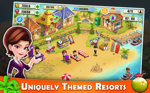 Resort Tycoon-Hotel Simulation ekran görüntüsü