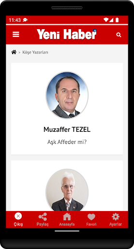 Yeni Haber ekran görüntüsü