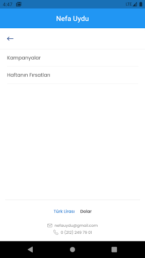 Nefa Uydu ekran görüntüsü