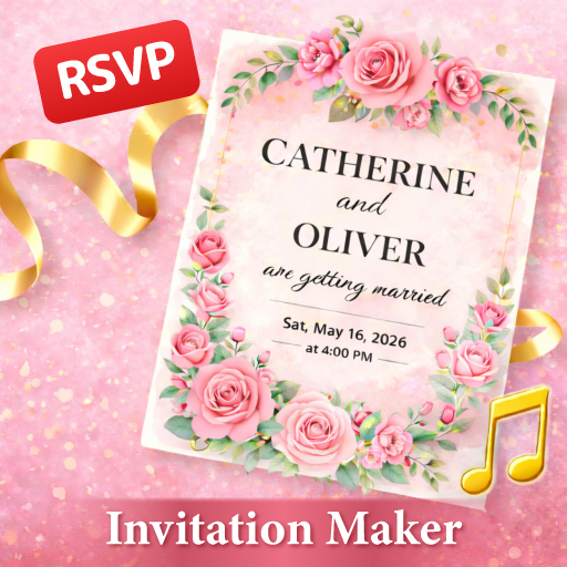 Invitation Card Maker & Music