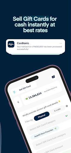 Cardtonic: Virtual & Gift Card ekran görüntüsü