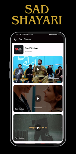 Sad Shayari Video Status Short ekran görüntüsü