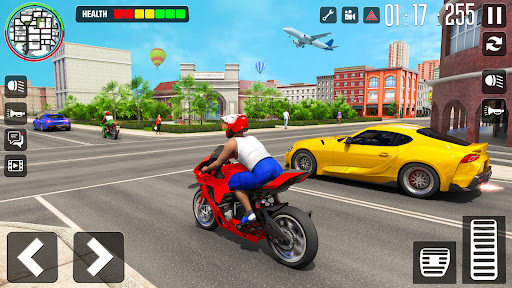 City Bikes Driving Games 3D ekran görüntüsü