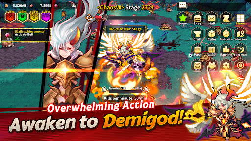 Demigod Idle: Rise of a legend ekran görüntüsü