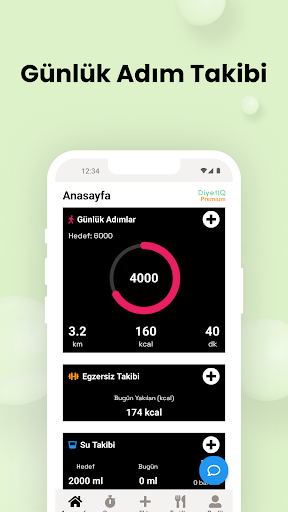 DiyetIQ - AI Diyet & Kalori ekran görüntüsü