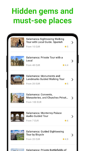 Salamanca SmartGuide ekran görüntüsü