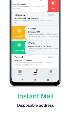 Temp Mail - Geçici e-posta ekran görüntüsü