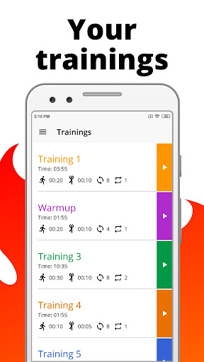 Burn IT Workout Tabata Timer ekran görüntüsü
