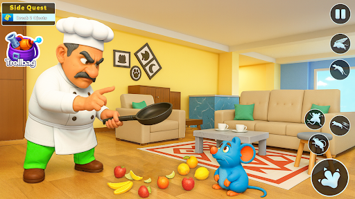 Chef vs Mouse: Prank Wars ekran görüntüsü