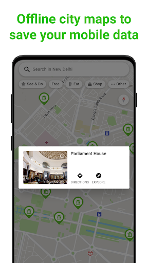 New Delhi SmartGuide ekran görüntüsü