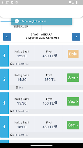 Yeni Sivas Turizm ekran görüntüsü
