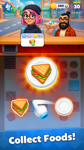 Slide & Serve: Kitchen Puzzle ekran görüntüsü