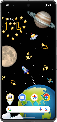 Text on Live Wallpaper ekran görüntüsü