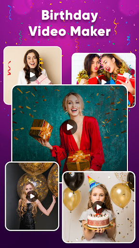 Birthday Video Maker with Song ekran görüntüsü