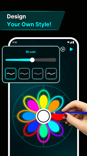 Parmak Spinner: Işık Çizim ekran görüntüsü