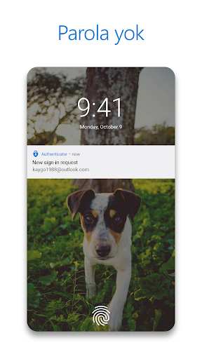 Microsoft Authenticator ekran görüntüsü