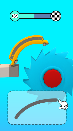 Car Climber: Draw Bridge 3D ekran görüntüsü
