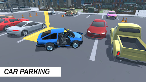 Car parking driving simulator ekran görüntüsü