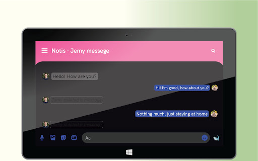 Notis: Recover deleted message ekran görüntüsü