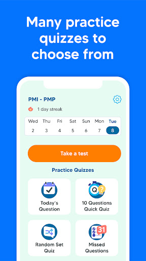 PMI PMP Exam Prep Test 2025 ekran görüntüsü