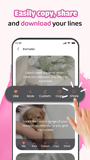 Pick Up Lines - Love Messages ekran görüntüsü