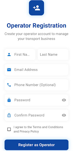 PTT Transport Management ekran görüntüsü