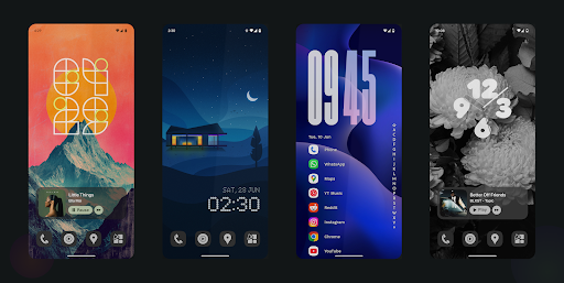 Muviz Widgets: Clock, Music., ekran görüntüsü