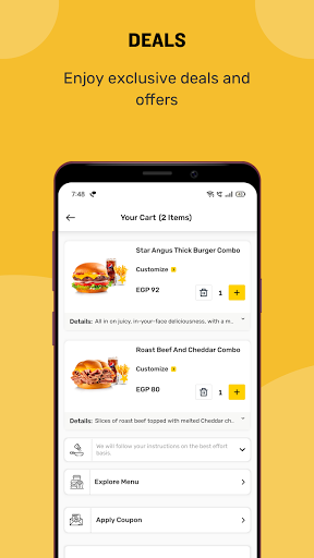 Hardee's Egypt - Order Online ekran görüntüsü