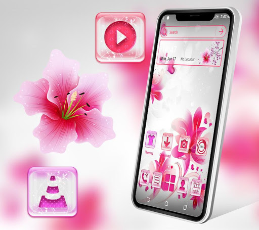 Soft Flower Launcher Theme ekran görüntüsü