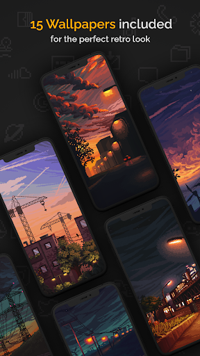Retro Mode - Icon Pack (Light) ekran görüntüsü