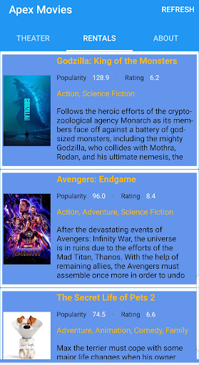 APEX Movies ekran görüntüsü