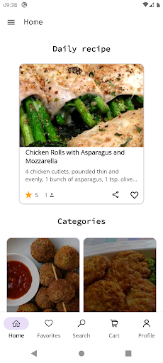 Cutlet recipes ekran görüntüsü