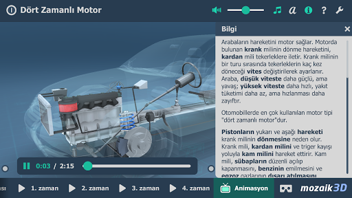 Dört Zamanlı Motor 3B ekran görüntüsü