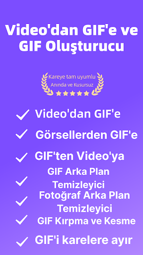 Video'dan GIF & GIF Yapıcı ekran görüntüsü