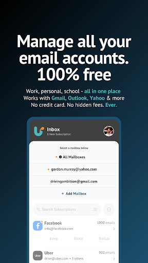Unroll.Me - Inbox Mail Cleaner ekran görüntüsü
