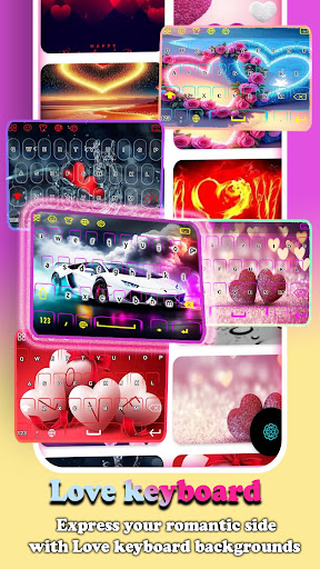 Racing Sports Car Keyboard ekran görüntüsü