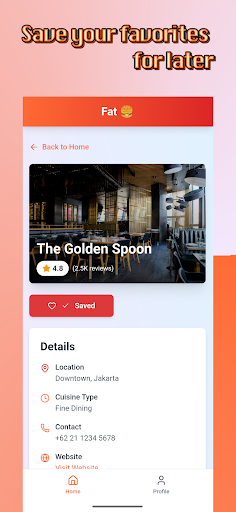 Fat: 4.5+ Star Restaurants ekran görüntüsü