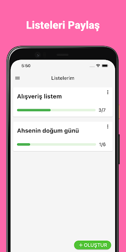 Boykot & Kendi Listeleriniz ekran görüntüsü