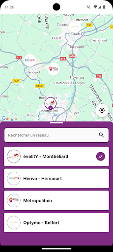 Nord Franche-Comté Mobilités ekran görüntüsü