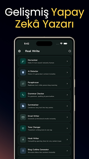 Real Write Natural AI Humanize ekran görüntüsü