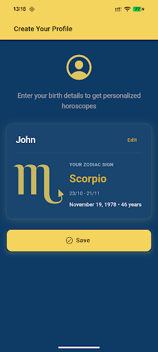 Uma Zodiac - Daily Horoscope ekran görüntüsü