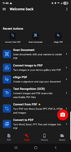Smart scanner ekran görüntüsü