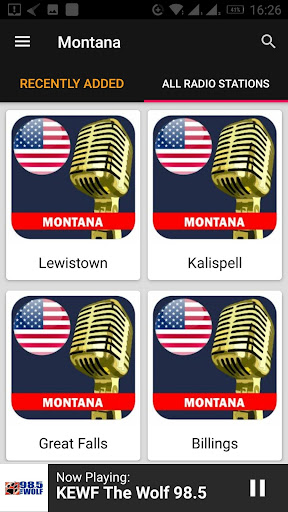 Montana Radio Stations - USA ekran görüntüsü