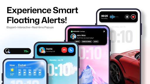 Dynamic Notch Notification Bar ekran görüntüsü