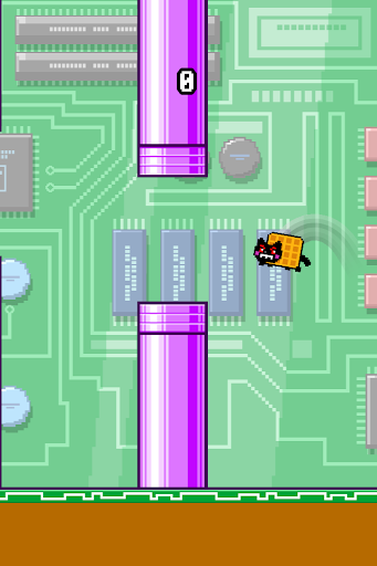 Flappy Nyan: flying cat wings ekran görüntüsü