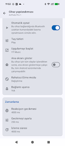 Bluetooth Ses Kontrolü ekran görüntüsü