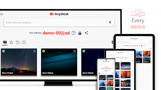 AnyDesk Uzak Masaüstü Yazılımı ekran görüntüsü