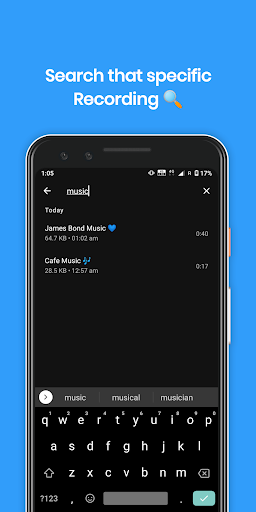 Audio Recorder - Simple audio  ekran görüntüsü