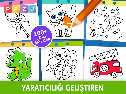 Çocuklar için çizim oyunları ekran görüntüsü