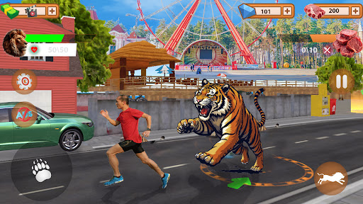 Wild Lion 3D Simulator Game ekran görüntüsü